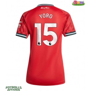 Manchester United Leny Yoro #15 Hemmatröja Kvinnor 2025-26 Kortärmad